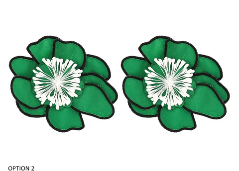 New Latest fashion Big Flower Stud Earrings CODE: KAR3906