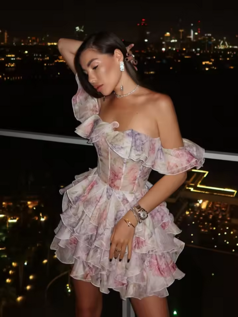 New Print Fashion High Waist Mini Party Dress CODE: KAR3907