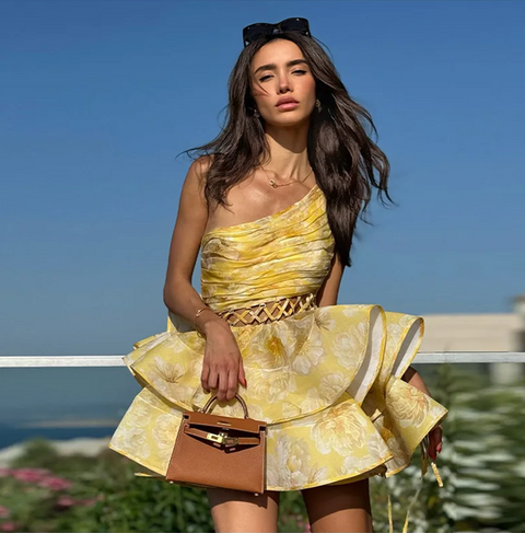 New Printng Sleeveless High Waist Mini Dress CODE: KAR3909