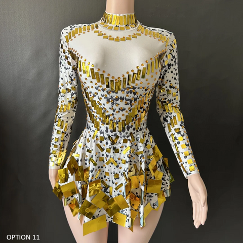 New Luxury high elastic Long Sleeve Evening Party Dress CODE: KAR3912