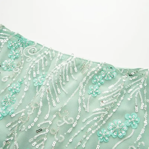 New Fashion Evening Party Pearl Short Skirt CODE: KAR3914