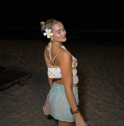 New Fashion Evening Party Pearl Short Skirt CODE: KAR3914