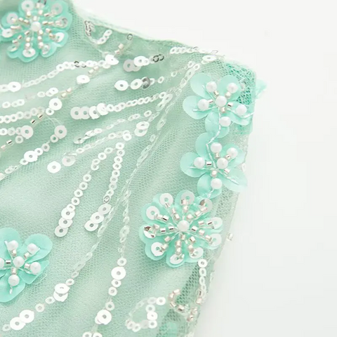 New Fashion Evening Party Pearl Short Skirt CODE: KAR3914