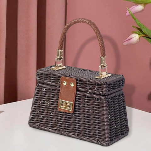 New Fancy Woven Tote Handbag CODE: KAR3915