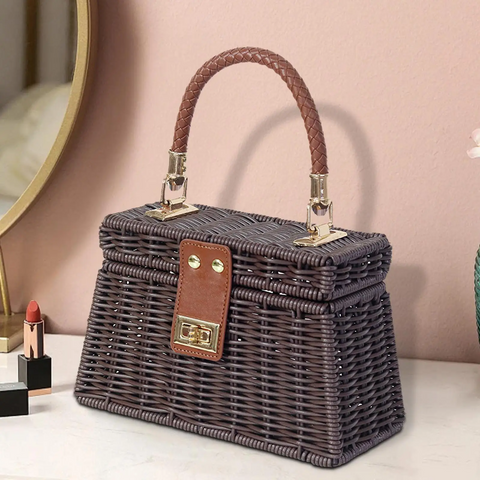 New Fancy Woven Tote Handbag CODE: KAR3915