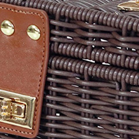 New Fancy Woven Tote Handbag CODE: KAR3915