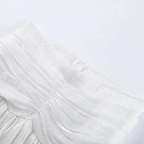 New Fancy Bow Long Sleeves Shirts With  Mini Skirt Set CODE: KAR3916