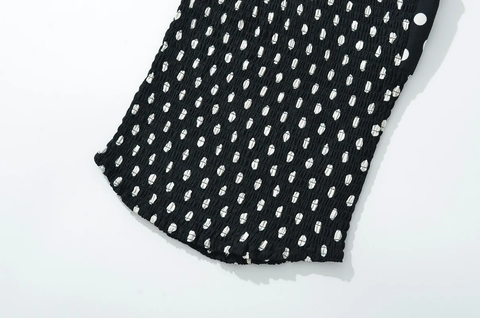 New Polka Dot Halter Tie Bow Sashes Elastic Waist two piece sets CODE: KAR3921