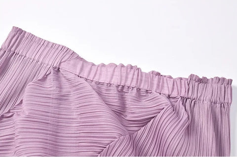 New Fashion Round Neck Top & Twill Skirt Set CODE: KAR3925