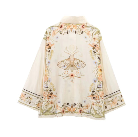 New Fashion Printed Long Sleeve Shirt with Casual Pant 2 Pieces Set CODE: KAR3926