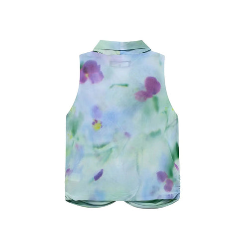 New Fashion Casual Printed Tank Top with Bowknot and Midi Pencil Skirt 2 Pieces Sets CODE: KAR3931