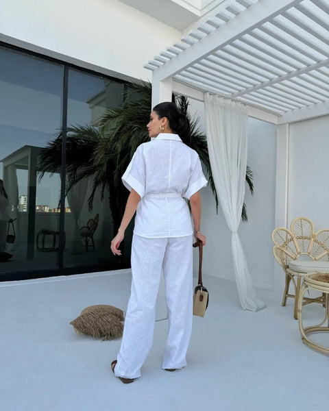 New Fashionable Casual Wind Drawstring Pocket Two Piece Set CODE: KAR3932
