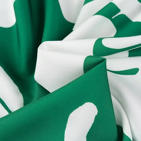 New Fashion Printed Off-Shoulder Backless Lace-Up Crop Top Elastic Waist Long Skirt Set CODE: KAR3933