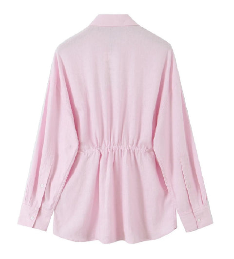 New Fashion Casual Long Sleeve Loose Button Shirt CODE: KAR3944