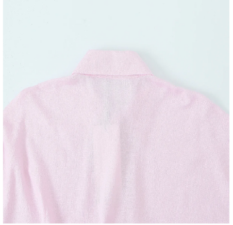 New Fashion Casual Long Sleeve Loose Button Shirt CODE: KAR3944