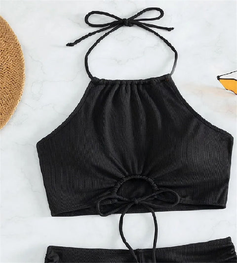 New Fashion Swimwear shorts Halter Bikini Set CODE: KAR3946