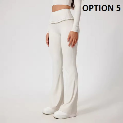 New Fashion High Waist Bell Flare Legging CODE: KAR3947