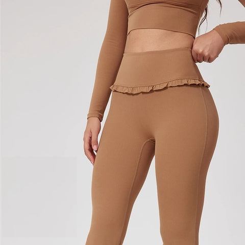 New Fashion High Waist Bell Flare Legging CODE: KAR3947