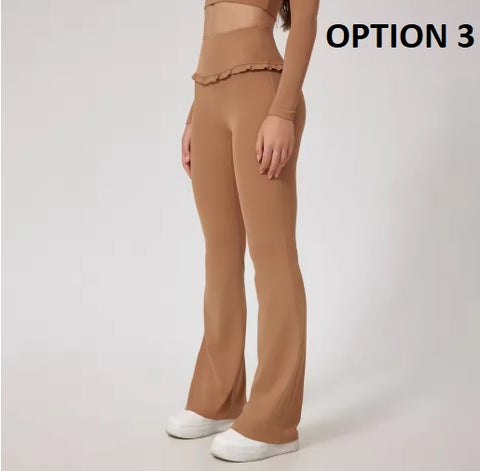 New Fashion High Waist Bell Flare Legging CODE: KAR3947