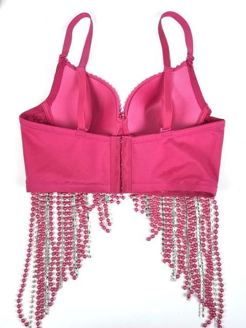 New Pearl Diamond Sexy Fishbone Bustier Outer Costume Top CODE: KAR3962