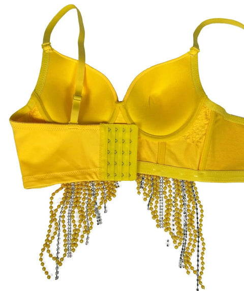 New Pearl Diamond Sexy Fishbone Bustier Outer Costume Top CODE: KAR3962