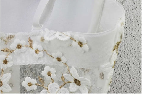 New Sexy Embroidered Floral Off Shoulder Backless Top CODE: KAR3964