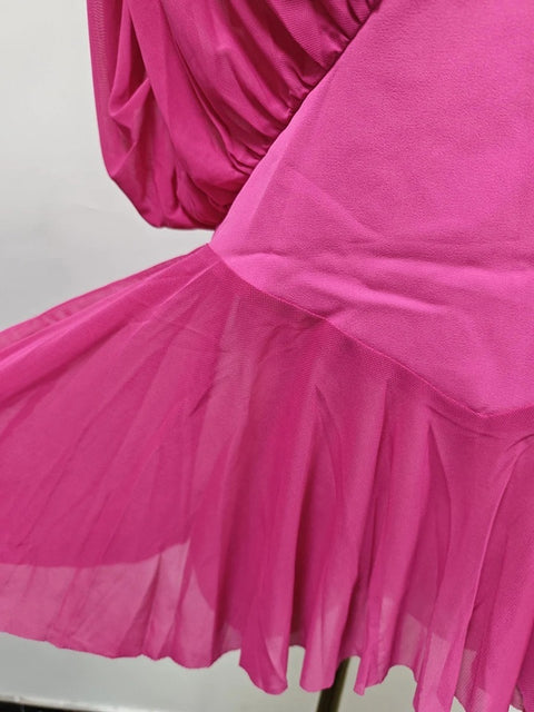 New Spliced Folds O Neck Sleeveless Fashion Style Top CODE: KAR3974