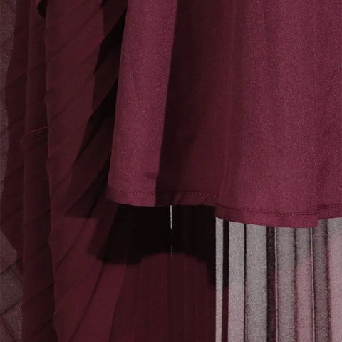 New Shoulder Splicing Elegant Fashion Spring Dress CODE: KAR3976