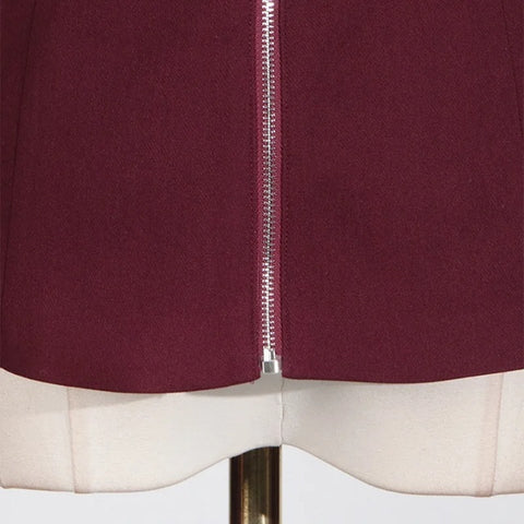 New Shoulder Splicing Elegant Fashion Spring Dress CODE: KAR3976