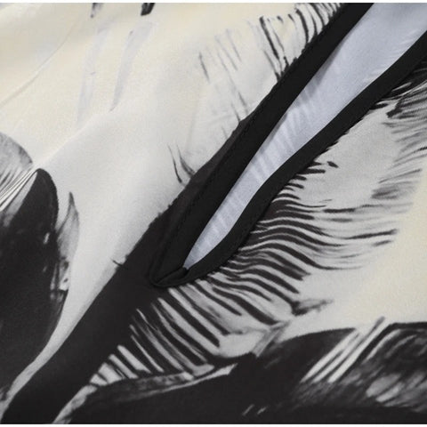 New Floral Printed O-neck Full Sleeve Slit Long Dress CODE: KAR3981