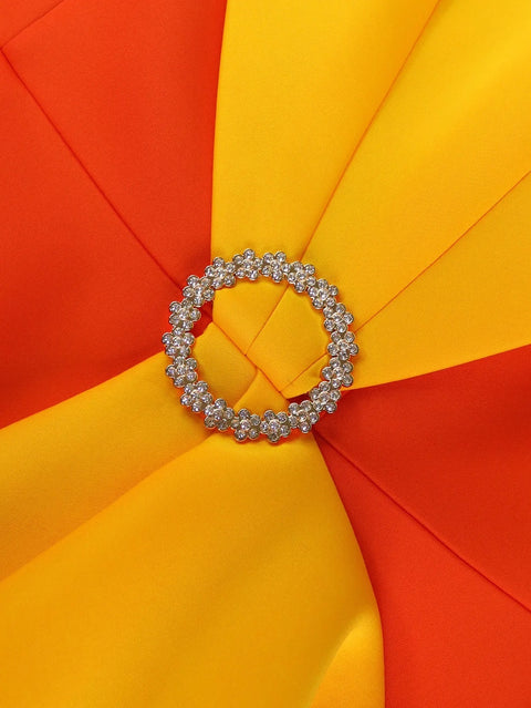 New Strapless Ruffled Personality Party Dress CODE: KAR3982