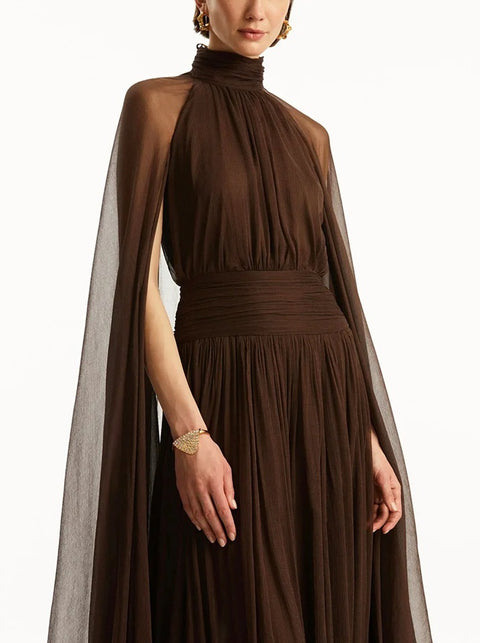 New high-neck bow sexy backless dress CODE: KAR3986