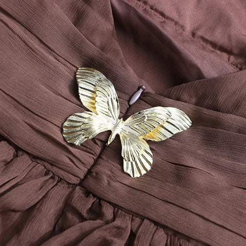 New high-neck bow sexy backless dress CODE: KAR3986