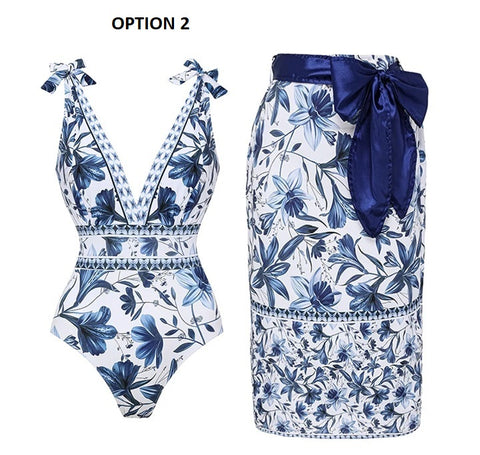 New V Neck Ruffle Swimwear Push Up Bathing Swimsuit CODE: KAR3988