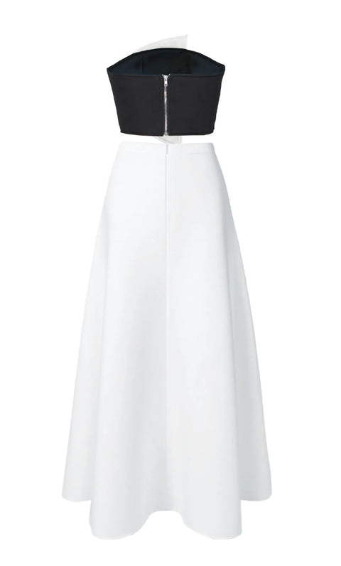 New Crop Top and Maxi Skirt 2 Piece Set CODE: KAR3989