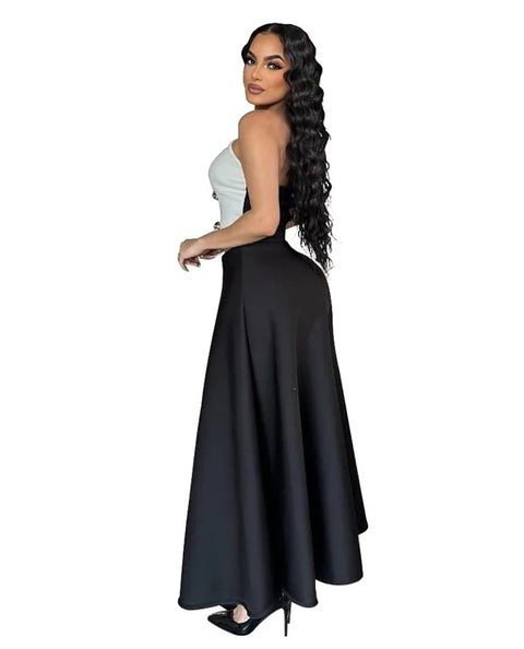 New Crop Top and Maxi Skirt 2 Piece Set CODE: KAR3989