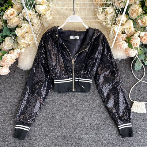 Sequined Short Design Summer Jacket Women CODE: KAR873