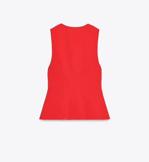 New Fashion Fit Zipperless Sleeveless round Neck Thermal Top CODE: KAR4407