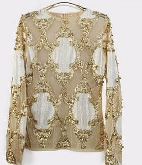 Monrsh Women's Exclusive Diamond Work Top CODE: MON237