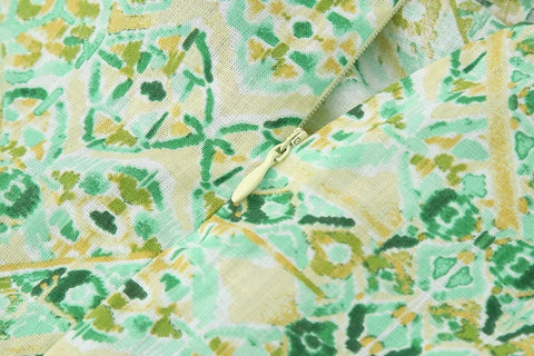 Print Wrap Mini Tied Pleated Short  Skirt CODE: READY1005