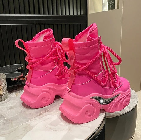 New Chunky High Platform Breathable Sneaker Shoe SIZE: 35 CODE: READY1078