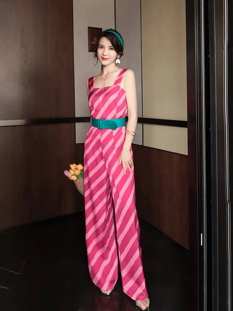 Summer New Arrival Fashionable Elegant Straight Fit Jumpsuit CODE: READY1095