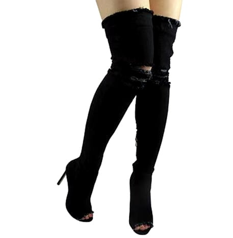 Open sock high heel zipper side heel boot SIZE: 36,39,41 CODE: READY1373