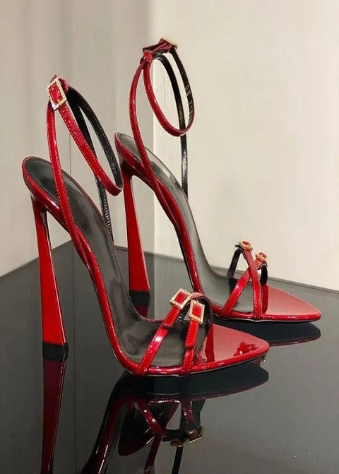New Fashion Rhinestone Strap Sling back High Heel Sandal SIZE: 39,40 CODE: READY1380