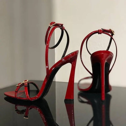 New Fashion Rhinestone Strap Sling back High Heel Sandal SIZE: 39,40 CODE: READY1380