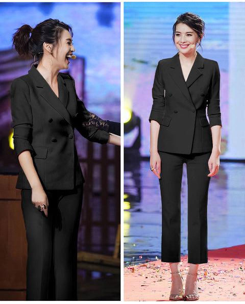 New long-sleeved suit trousers business suit 2piece Set CODE: READY1548