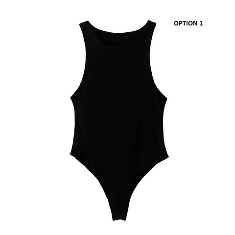 summer solid sexy bodycon casual chic lady club short bodysuits CODE: READY1579