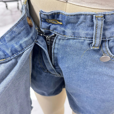 Slim Short Sleeve V Neck Crop Tops High Waist Skirt Shorts Set CODE: READY1626