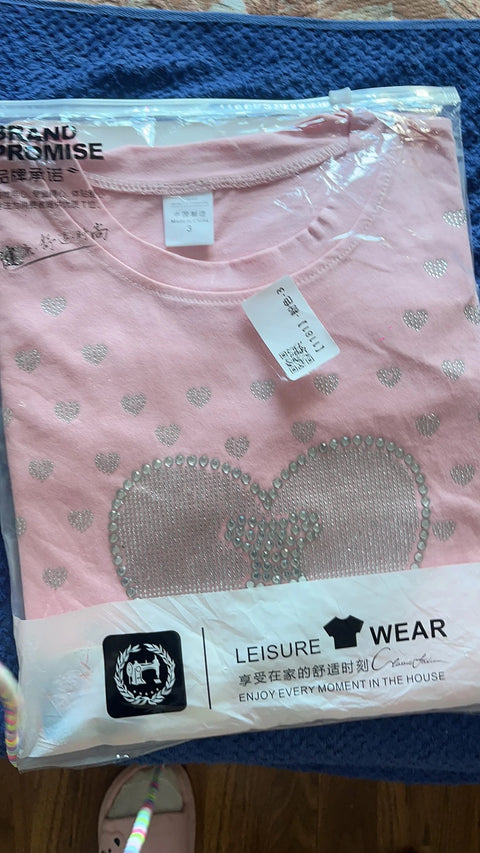 Nw Ballet Bear Design Heavy Embellied Top CODE: READY1633