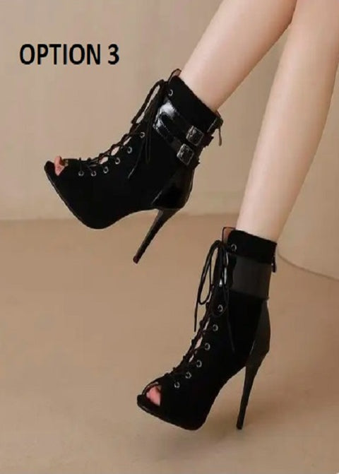 New Fashion Designer Flock Slip-On Cross Ankle Boots SIZE: 35,36,39 CODE: READY1662